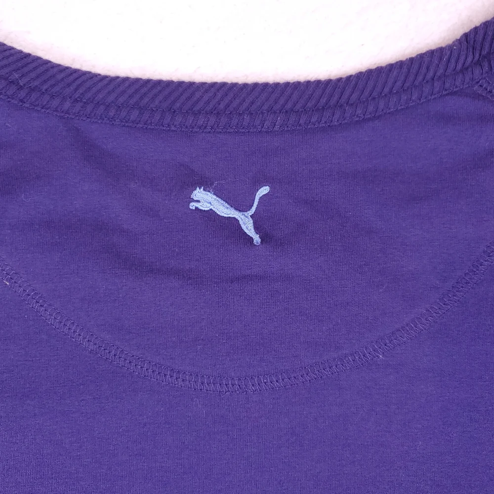 PUMA Purple Cotton Crew Neck Dry Cell Sweater - Picture 5 of 7